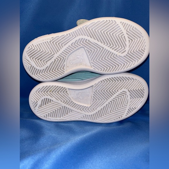 PUMA SMASH V2 Baby Aqúa Electric Orchid-White Sneakers 11C - Picture 7 of 13